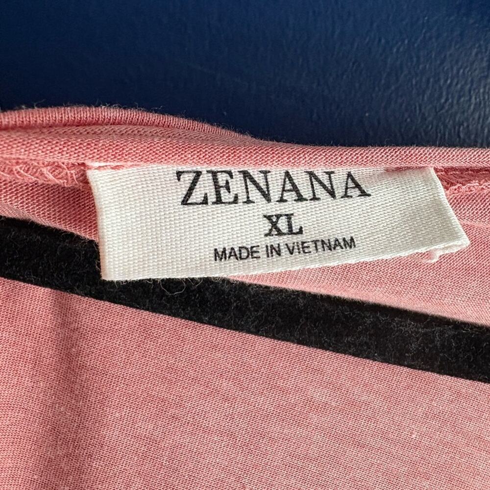 Zenana Outfitters Pink Oversized T-Shirt - Picture 7 of 7